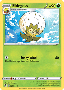 SWORD AND SHIELD, Fusion Strike - 025/264 : Eldegoss (Reverse Holo) (7725147324663)