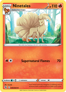 SWORD AND SHIELD, Fusion Strike - 030/264 : Ninetales (Reverse Holo) (7725148963063)