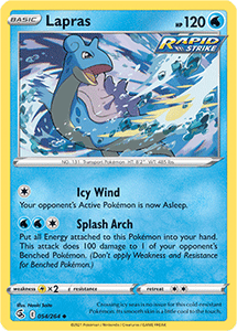 SWORD AND SHIELD, Fusion Strike - 054/264 : Lapras (Reverse Holo) (7725152993527)