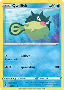 SWORD AND SHIELD, Fusion Strike - 060/264 : Qwilfish (Reverse Holo) (7725153911031)