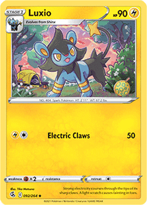 SWORD AND SHIELD, Fusion Strike - 092/264 : Luxio (Reverse Holo) (7725157187831)