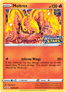 Sword and Shield, Black Star Promo - SWSH189 : Moltres (Holo) (7861537538295)