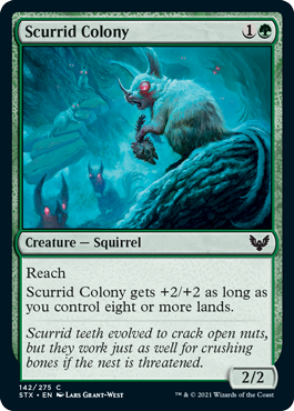 Strixhaven: School Of Mages - 141/275 : Scurrid Colony (Foil) (6847028527270)