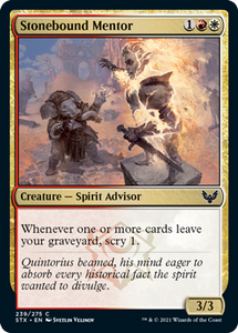 Strixhaven: School Of Mages - 239/275 : Stonebound Mentor (Foil) (6847040651430)