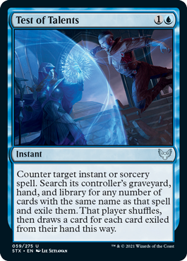 Strixhaven: School Of Mages - 059/275 : Test of Talents (Foil) (6847009325222)