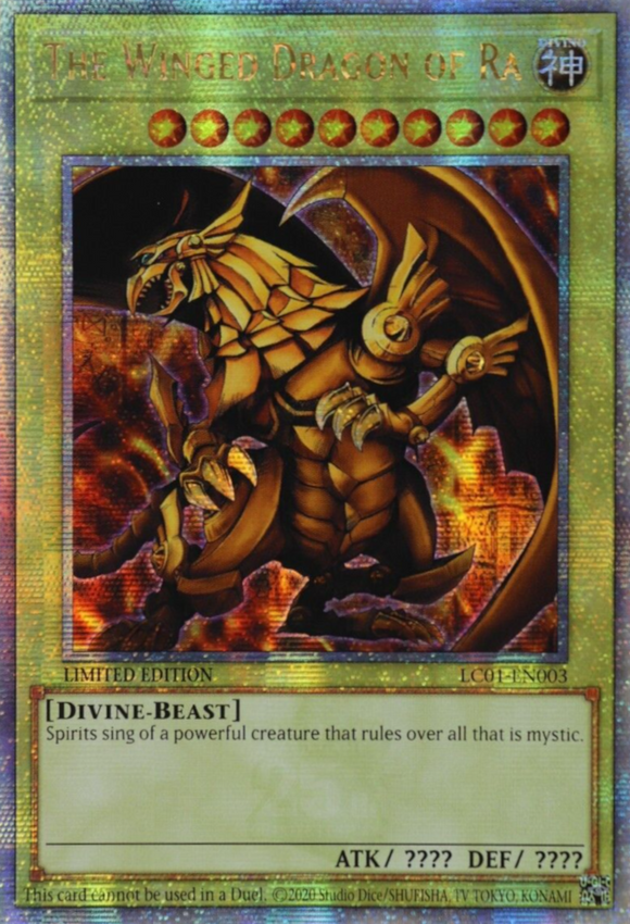 Copy of Yu-Gi-Oh! - Legendary Collection: 25th Anniversary Edition - LC01-EN003 : The Winged Dragon of Ra (Quarter Century Secret Rare) (7917755400439)