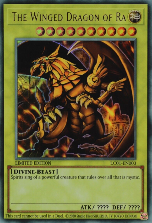 Yu-Gi-Oh! - Legendary Collection: 25th Anniversary Edition - LC01-EN003 : The Winged Dragon of Ra (Ultra Rare) (7917754614007)