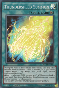 King's Court - KICO-EN006 : Thunderspeed Summon (Super Rare) - 1st Edition (7814129910007)