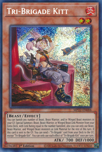 Tin of the Pharaoh's Gods - MP22-EN006 : Tri-Brigade Kitt (Prismatic Secret Rare) - 1st Edition (7770740588791)