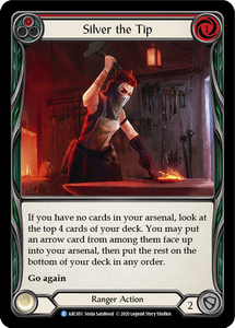 Arcane Rising (UNL) - ARC051 : Silver the Tip (Red) (Rainbow Foil) (7558112313591)