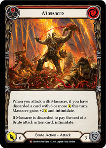 Crucible Of War (UNL) - CRU008 : Massacre (Non Foil) (7121577705638)