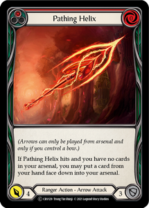 Crucible Of War (UNL) - CRU129 : Pathing Helix (Red) (Rainbow Foil) (7121439588518)