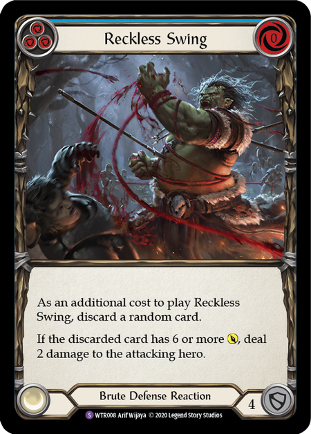 Welcome to Rathe (UNL) - WTR008 : Reckless Swing (Yellow) (Non Foil) (7903864750327)