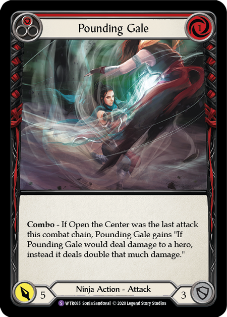 Welcome to Rathe (UNL) - WTR085 : Pounding Gale (Red) (Non Foil) (7903162204407)