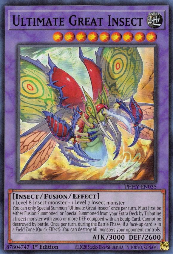 Photon Hypernova - PHHY-EN035 : Ultimate Great Insect (Super Rare) - 1st Edition (7890300633335)