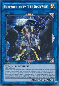 Tin of the Pharaoh's Gods - MP22-EN028 : Underworld Goddess of the Closed World (Prismatic Secret Rare) - 1st Edition (7770741473527)