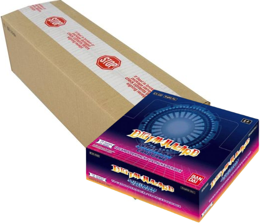 Digimon - Booster Box Case - EX-02 Digital Hazard (12 Boxes) Cosmic Collectables UK Digimon - Booster Box Case - EX-02 Digital Hazard (12 Boxes) Cosmic Collectables UK