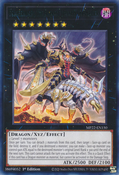 Tin of the Pharaoh's Gods - MP22-EN150 : Voloferniges, the Darkest Dragon Doomrider (Rare) - 1st Edition (7770834796791)