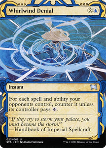Copy of Strixhaven Mystical Archive - 23/063 : Whirlwind Denial (Etched Foil) (Japanese Alt Art) (6852516708518)