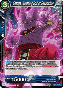 Expert Deck 1, - XD1-03 ST : Champa, Scheming God of Destruction (Gold Stamp Foil) (6774510256294)