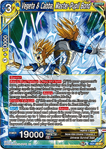 Deck 1, - XD1-08 ST : Vegeta & Cabba, Master-Pupil Bond (Gold Stamp Foil) (6774526214310)