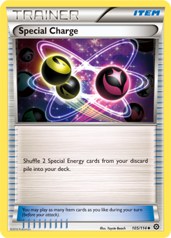 X&Y, Steam Siege - 105/114 : Special Charge (Reverse Holo) (7497550594295)