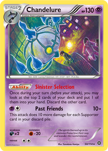 X&Y, Steam Siege - 050/114 : Chandelure (Reverse Holo) (7741992337655)