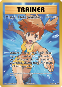 X&Y, Evolutions - 108/108 : Misty's Determination (Full Art) (7864375509239)