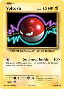 X&Y, Evolutions - 039/149 : Voltorb (Reverse Holo) (6862822408358)