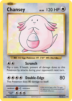 X&Y, Evolutions - 070/108 : Chansey (Reverse Holo) (7505816715511)