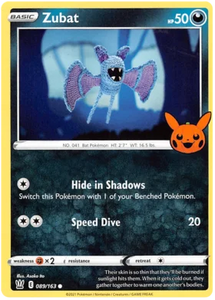 SWORD AND SHIELD, Trick or Trade - 089/163 : Zubat (Non Holo) (7864585978103)