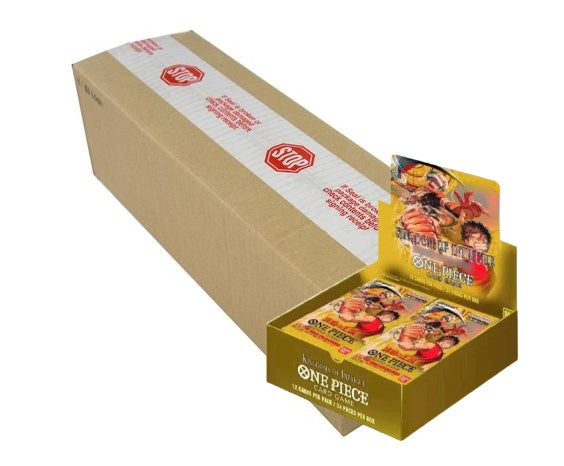 One Piece Card Game - OP04 Kingdoms of Intrigue - Booster Box Case - (12 Boxes) (7908219420919)