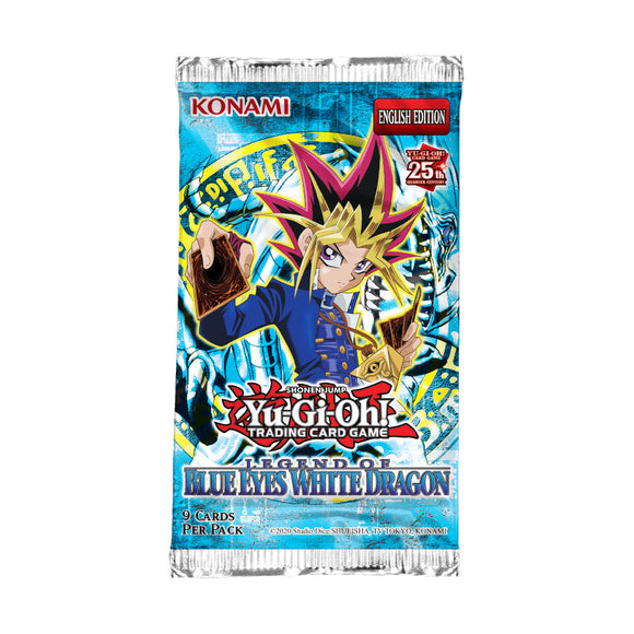 Yu-Gi-Oh! - Booster Pack (9 Card) - Legend of Blue-Eyes White Dragon - 25th anniversary (Unlimited) (7869225631991)