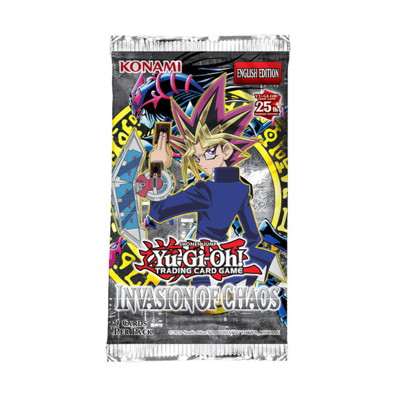 Yu-Gi-Oh! - Booster Pack (9 Card) - Invasion of Chaos - 25th anniversary (Unlimited) (7869229433079)