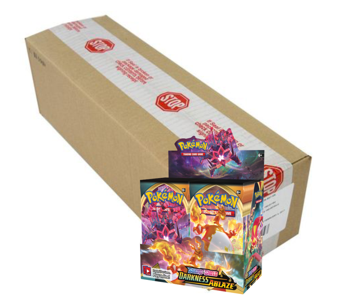 Pokemon - 6x Booster Box Case - Sword and Shield Darkness Ablaze Cosmic Collectables UK Pokemon - 6x Booster Box Case - Sword and Shield Darkness Ablaze Cosmic Collectables UK