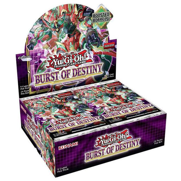 Yu-Gi-Oh! - Booster Box (24 Packs) - Burst Of Destiny (1st edition) (6977852407974)
