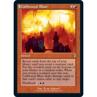 Modern Horizons 2 - 405 : Calibrated Blast (Retro Frame) (Etched Foil) (6860613157030)