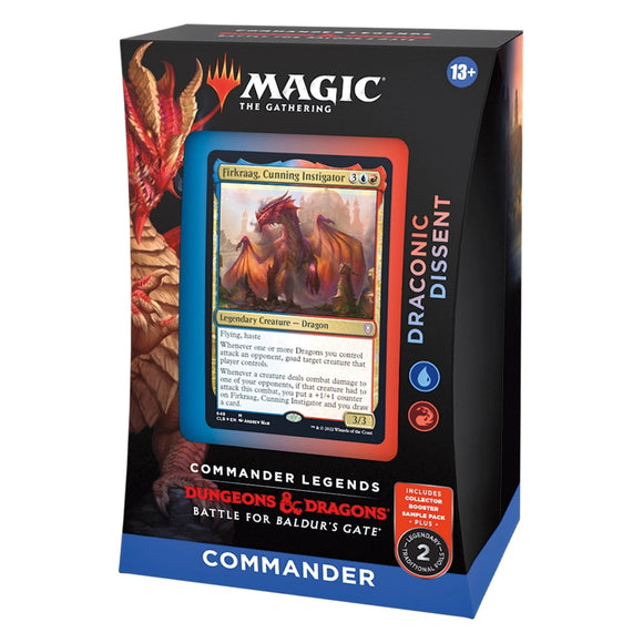 Magic The Gathering - Commander Deck - Battle for Baldur's Gate - Draconic Dissent (7643863154935)