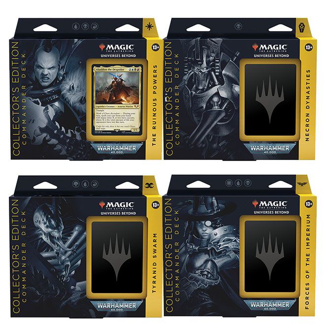 mtg tyranid commander deck MAGIC THE GATHERING: WARHAMMER 40K DECK: PROTEC – Gopher Games card ready All The Tyranids Warhammer 40,000