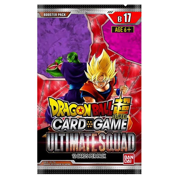 Dragon Ball Super Card Game - B17 Ultimate Squad - Booster Pack (12 Cards) (7132753395878)