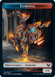 Strixhaven: School Of Mages - Double Sided Token - 002//007 : Elemental // Treasure (Foil) (6852615438502)
