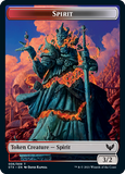 Strixhaven: School Of Mages - Double Sided Token - 005//006 : Pest // Spirit (Foil) (6852621631654)
