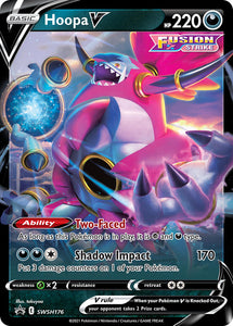 SWORD AND SHIELD, Black Star Promo - SWSH176 : Hoopa V (Half Art) (7510121578743)