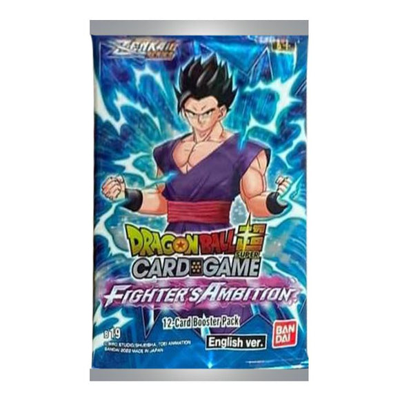 Dragon Ball Super Card Game - B19 Fighter's Ambition - Booster Pack - (12 Cards) (7739398095095)