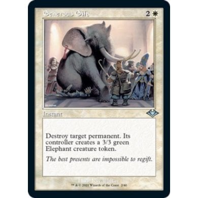 Modern Horizons - 02/40 : Generous Gift (Etched Foil) (6860672499878)