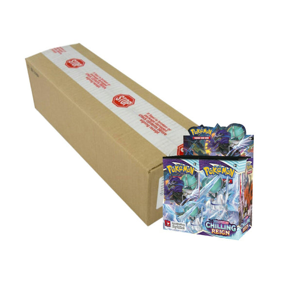 Pokemon - 6x Booster Box Case - Sword and Shield Chilling Reign (6822140280998)