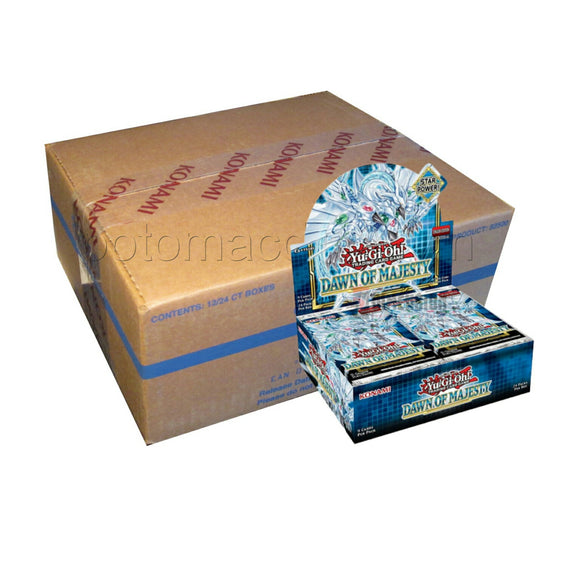 Yu-Gi-Oh! - Booster Box Case (12 Boxes) - Dawn Of Majesty (1st edition) (6953317859494)