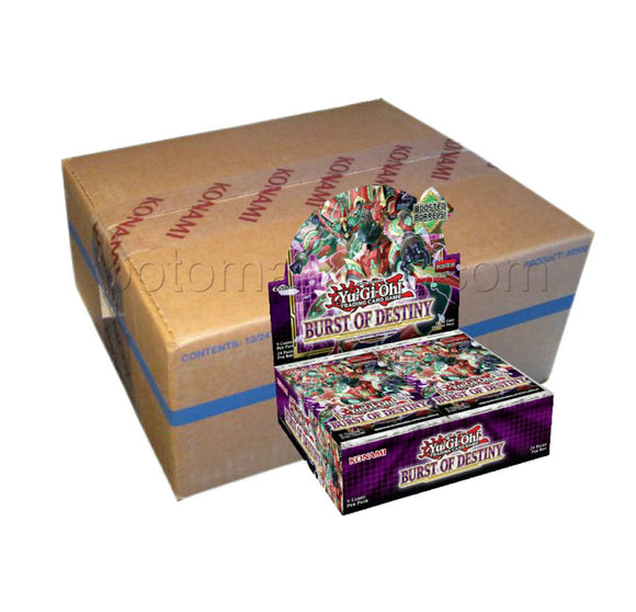 Yu-Gi-Oh! - Booster Box Case (12 Boxes) - Burst Of Destiny (1st edition) (6977853489318)