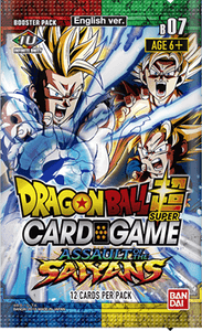Dragon Ball Super Card Game - B07 Assault Of The Saiyans - Booster Pack (12 Cards) (6123470586022)