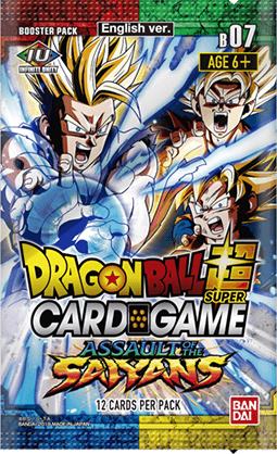 Dragon Ball Super Card Game - B07 Assault Of The Saiyans - Booster Pack (12 Cards) (6123470586022)